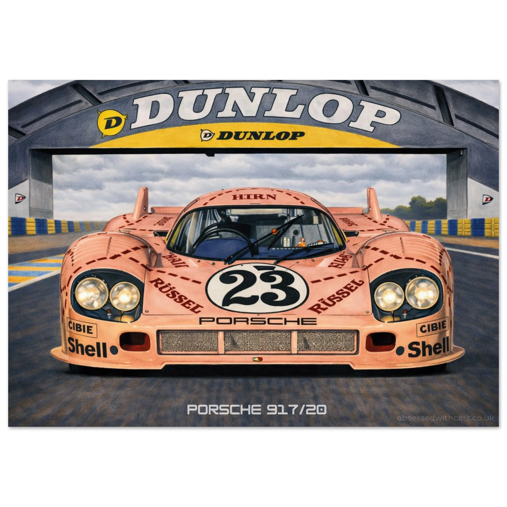 Porsche 917/20 "Pink Pig" Poster - Le Mans Legends Collection