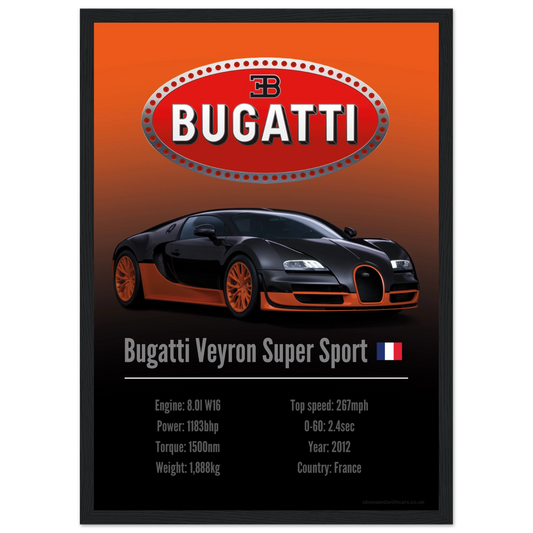 Bugatti Veyron Super Sport Poster - Accent Collection