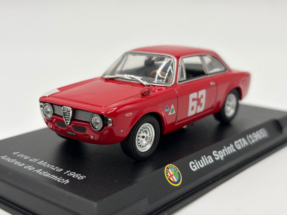 1/43 1965 Alfa Romeo Giulia Sprint GTA - Andrea de Adamich - ETCC | Model Car