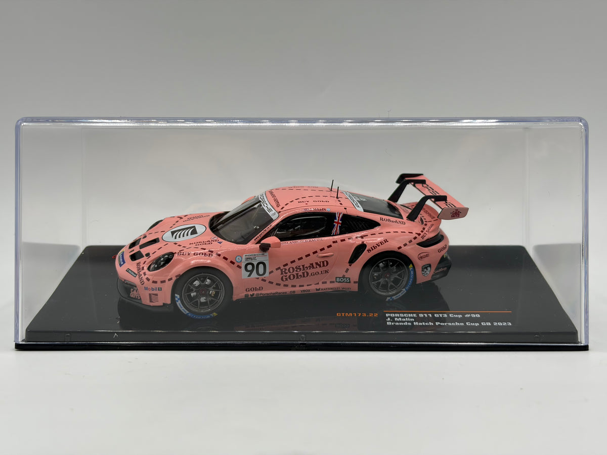 1/43 2023 Porsche 911 (992) GT3 Cup - Brands Hatch Porsche Cup GB - Josh Malin | Model Car