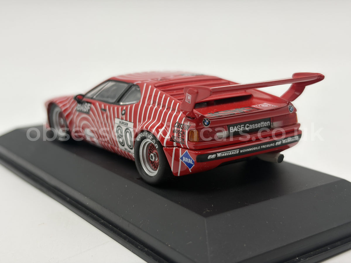 1/43 1980 BMW M1 Procar “BASF” - Hans-Georg Burger - Minichamps | Model Car
