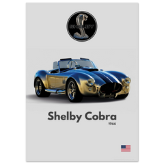 380 Shelby Cobra Poster - Minimalist Collection