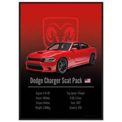 374 Dodge Charger Scat Pack Poster - Accent Collection