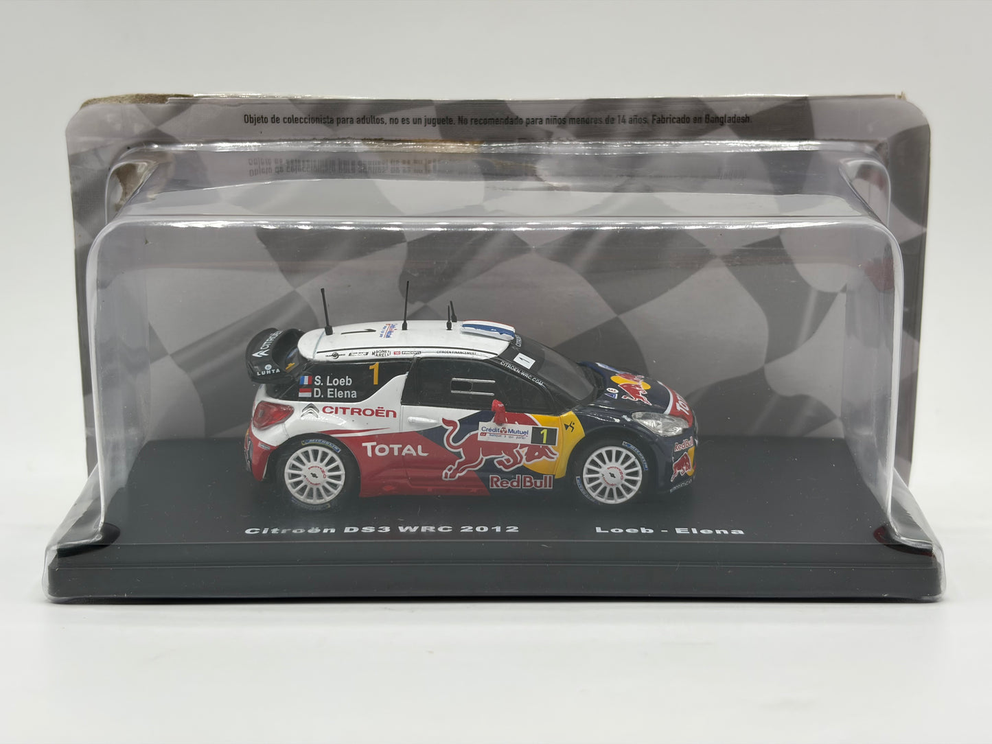 1/43 2012 Citroen DS3 WRC - Monte Carlo Rally - Loeb / Elena | Model Rally Car