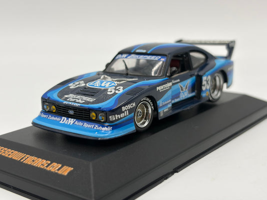 1/43 1980 Ford Capri Turbo Zakspeed - Klaus Niedziedz - DRM | Model Car