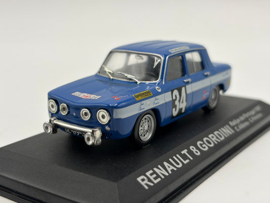 1/43 1967 Renault 8 Gordini - Rallye de Portugal - Albino / Pereira | Model Rally Car