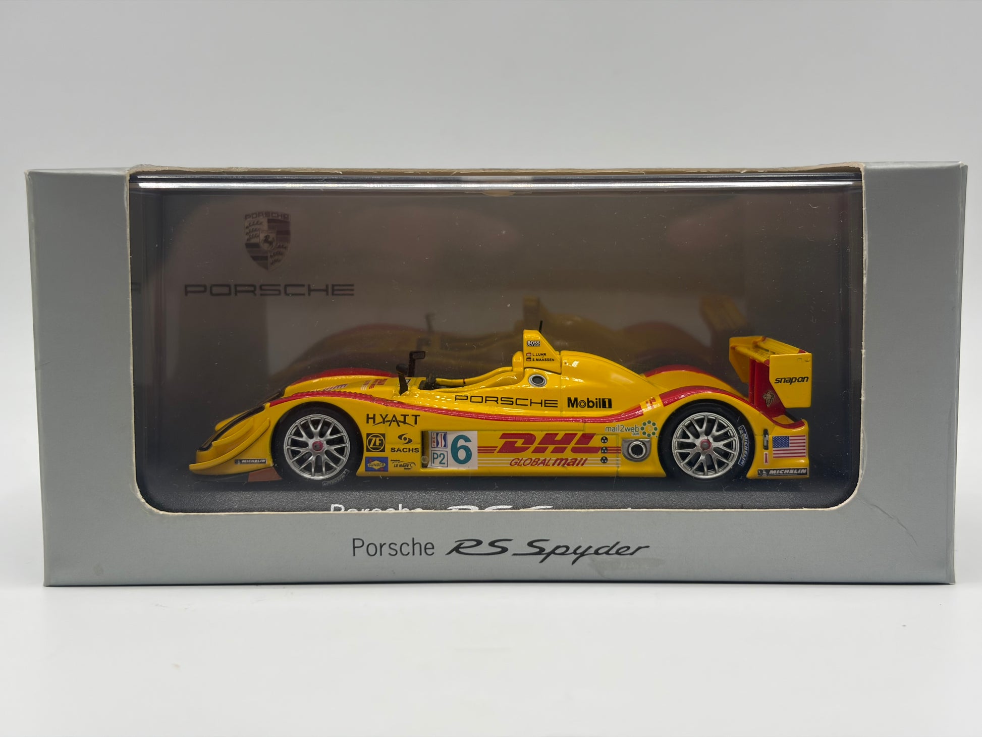 1/43 2006 Porsche RS Spyder - ALMS - Luhr / Maassen - Minichamps | Model Car