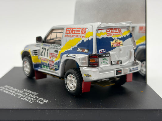 1/43 2000 Mitsubishi Pajero Evo - Paris-Dakar-Cairo Rally - Masuoka / Schulz | Model Rally Car