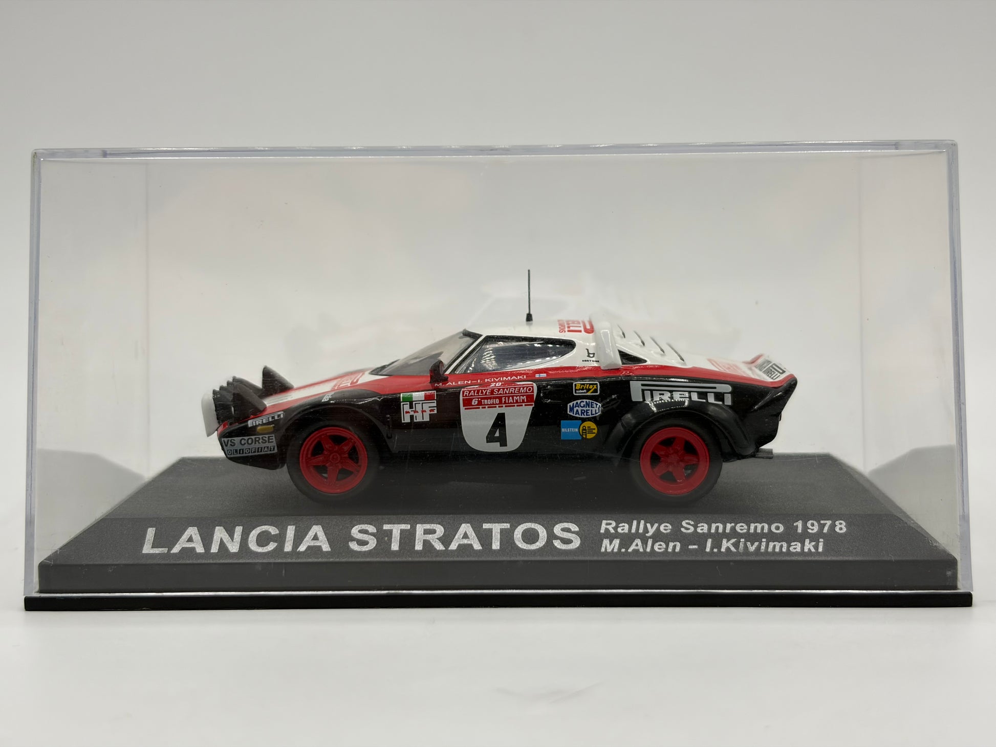 1/43 1978 Lancia Stratos - Sanremo Rally - Alen / Kivimaki | Model Rally Car