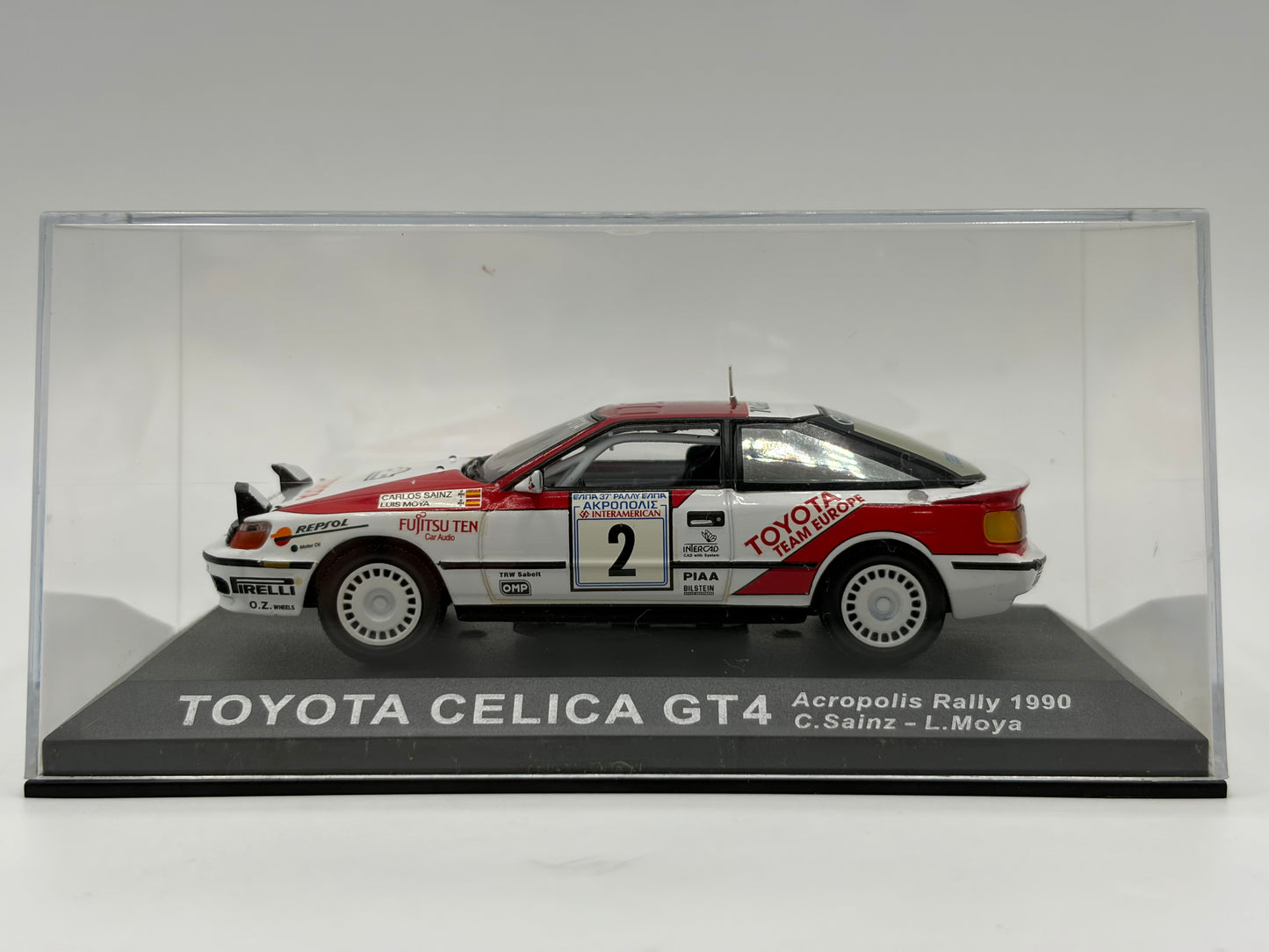 1/43 1990 Toyota Celica GT4 - Acropolis Rally - Sainz / Moya | Model Rally Car