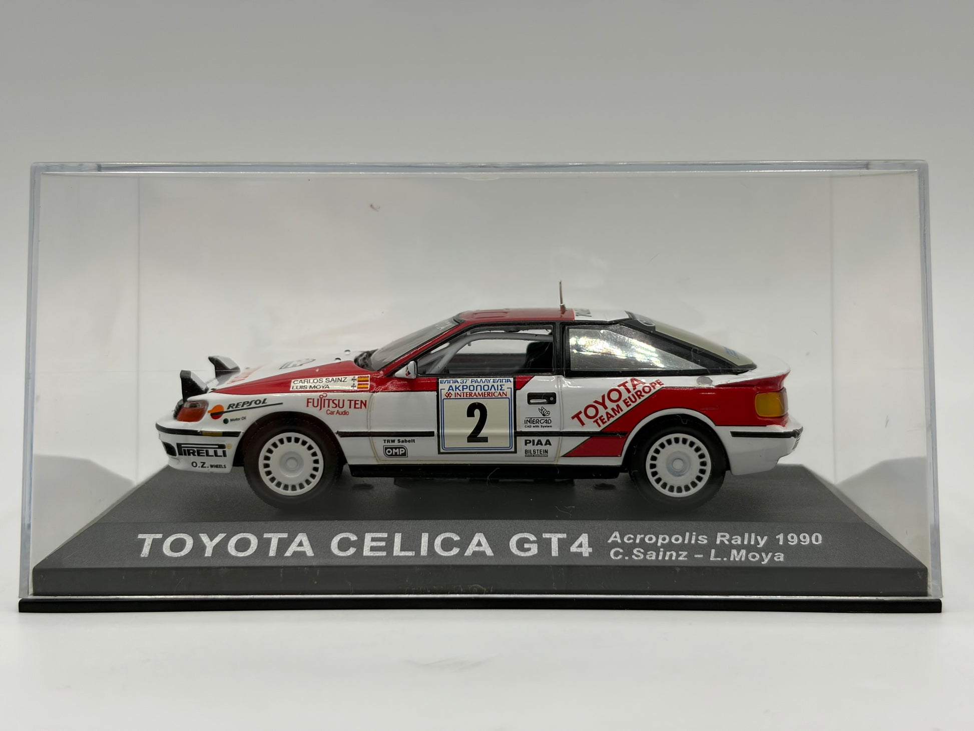 1/43 1990 Toyota Celica GT4 - Acropolis Rally - Sainz / Moya | Model Rally Car