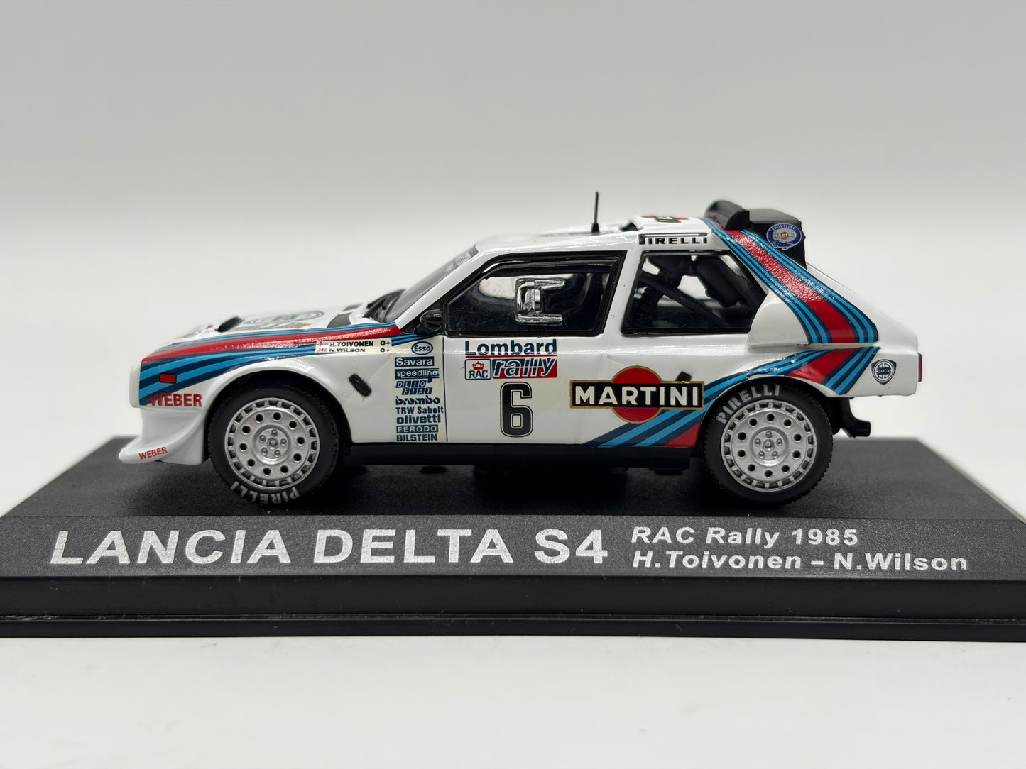 1/43 1985 Lancia Delta S4 - RAC Rally - Toivonen / Wilson | Model Rally Car