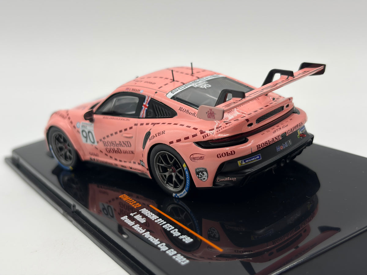 1/43 2023 Porsche 911 (992) GT3 Cup - Brands Hatch Porsche Cup GB - Josh Malin | Model Car
