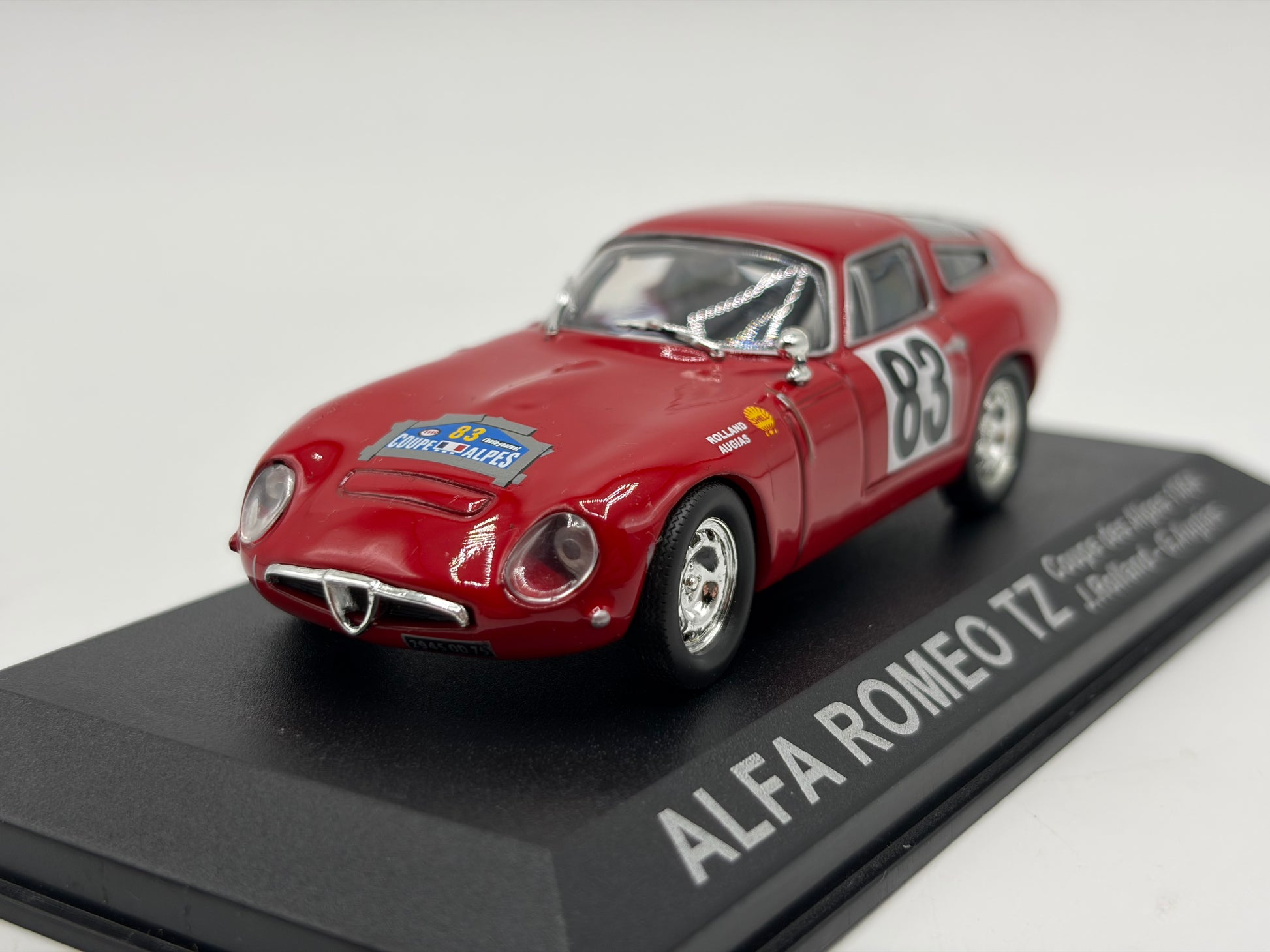 1/43 1964 Alfa Romeo TZ - Coupe des Alpes - Rolland / Augias | Model Rally Car