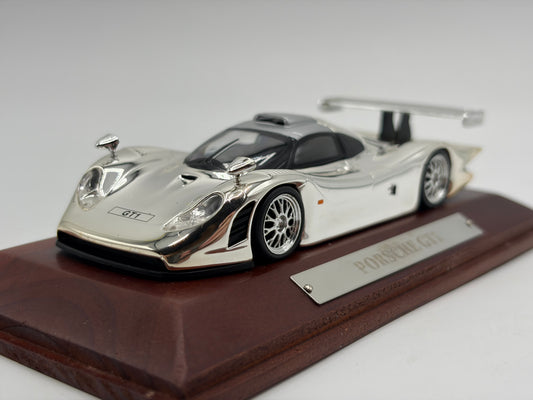 1/43 1996 Porsche 911 GT1 - Chrome | Model Car