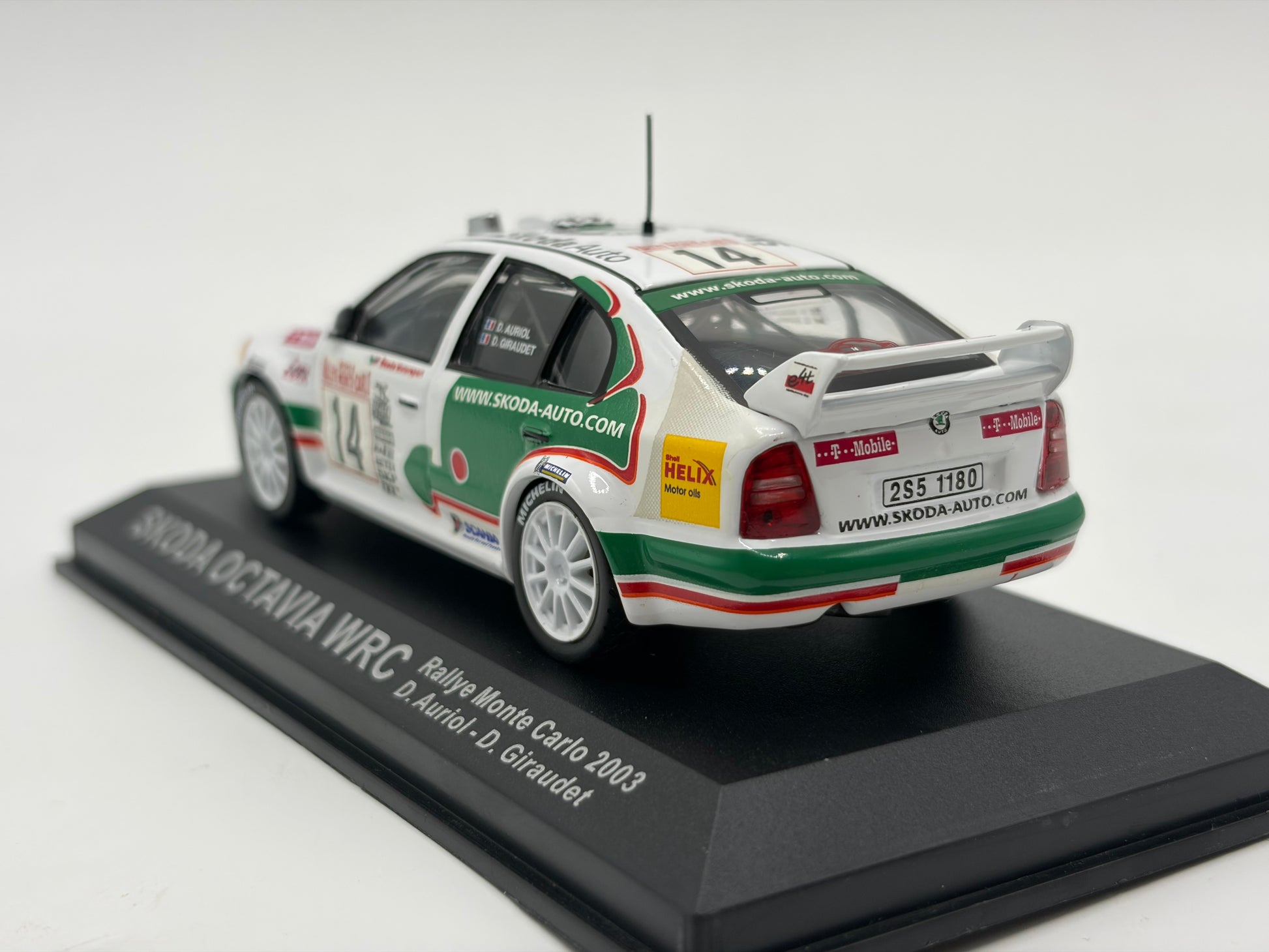 1/43 2003 Skoda Octavia WRC - Monte Carlo Rally - Auriol / Giraudet | Model Rally Car
