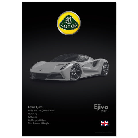 365 Lotus Ejiva Poster - Monochrome Collection