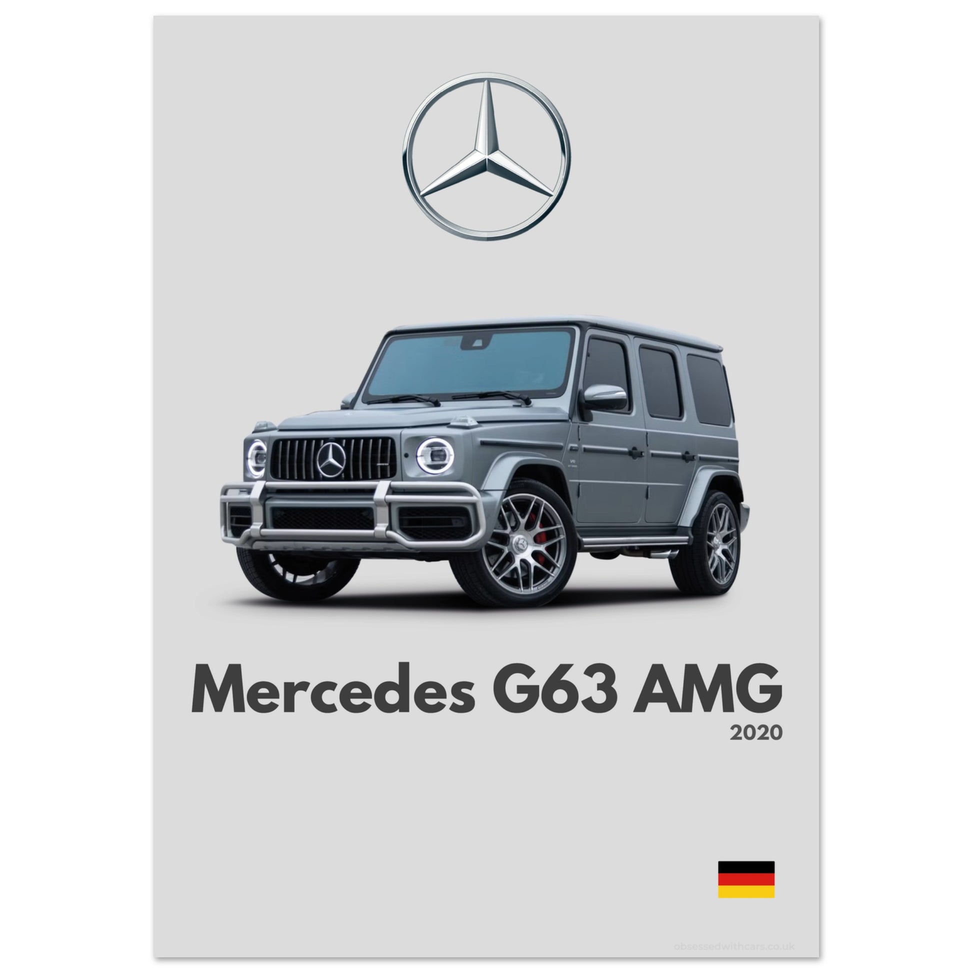 Mercedes G63 AMG Poster - Minimalist Collection