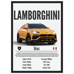 201 Lamborghini Urus Poster - Precision Collection