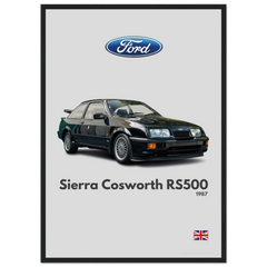 220 Ford Sierra Cosworth RS Poster - Minimalist Collection