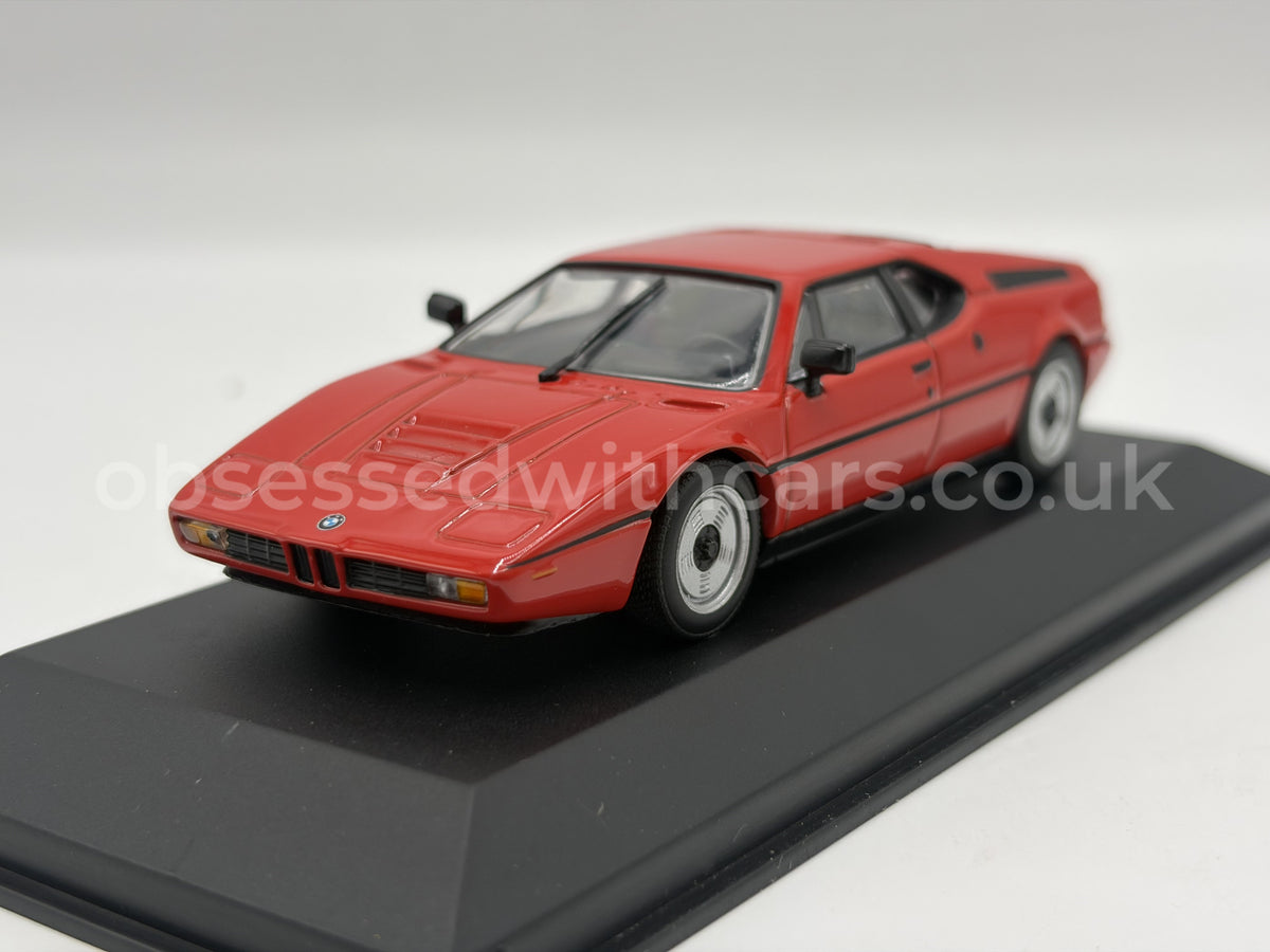 1/43 1978 BMW M1 Street - Red - Minichamps | Model Car