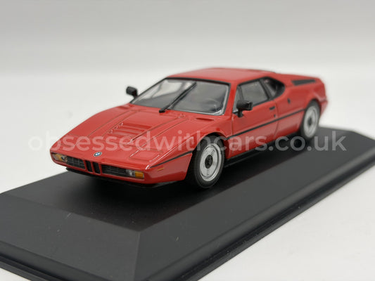 1/43 1978 BMW M1 Street - Red - Minichamps | Model Car