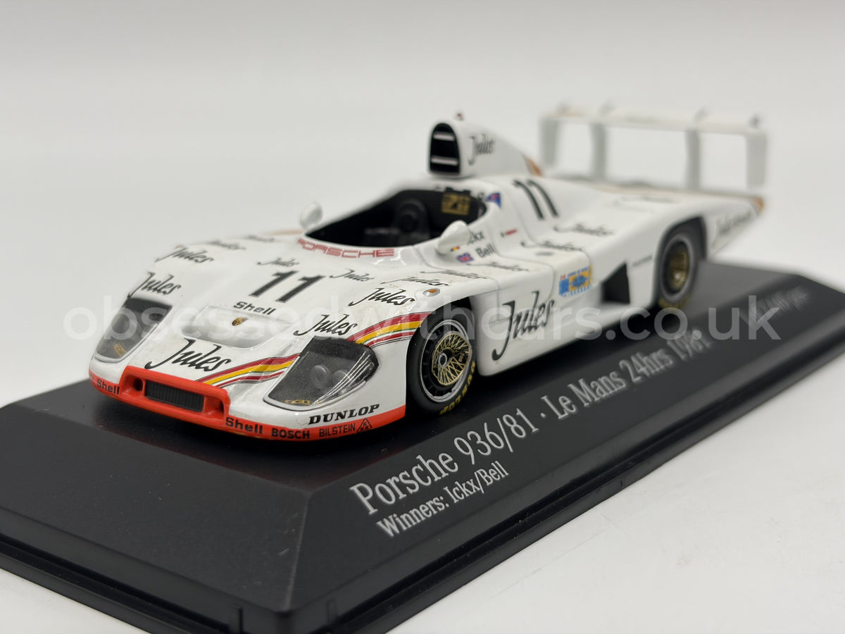 1/43 1981 Porsche 936/81 - Ickx / Bell - Minichamps | Model Le Mans Car