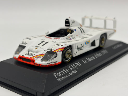 1/43 1981 Porsche 936/81 - Ickx / Bell - Minichamps | Model Le Mans Car
