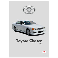 193 Toyota Chaser Poster - Minimalist Collection