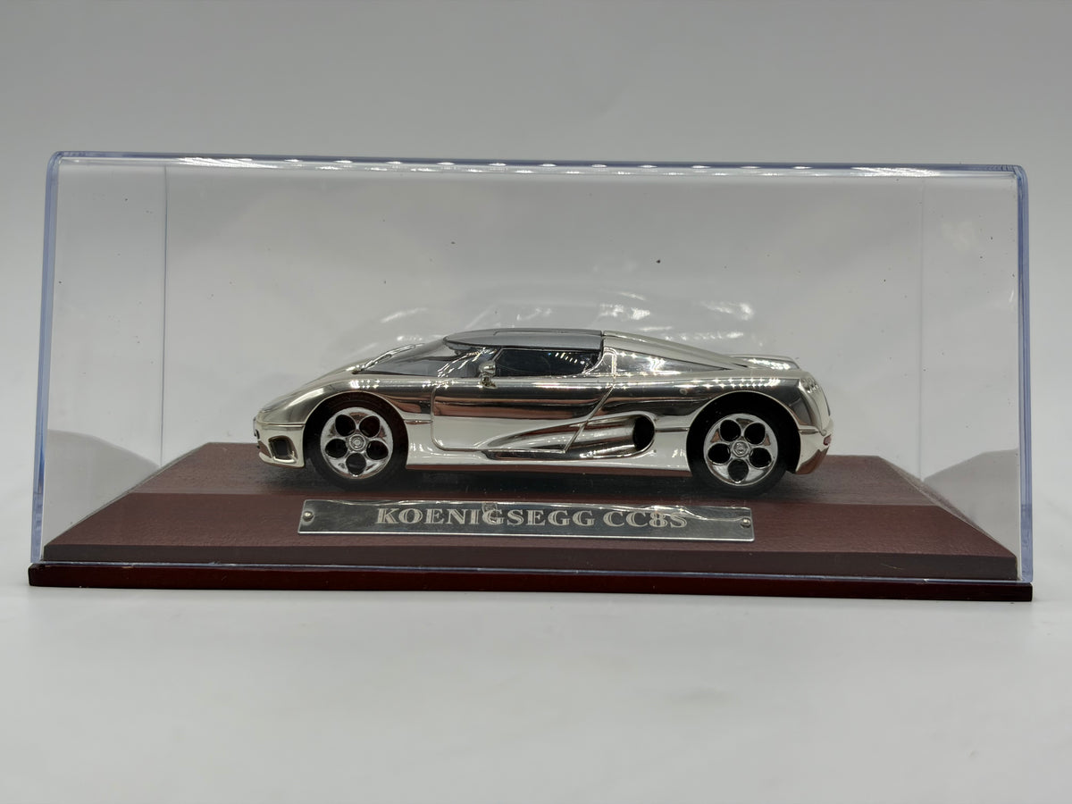 1/43 2002 Koenigsegg CC8S - Chrome | Model Car