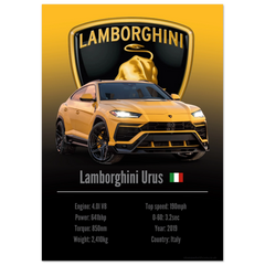 201 Lamborghini Urus Poster - Accent Collection
