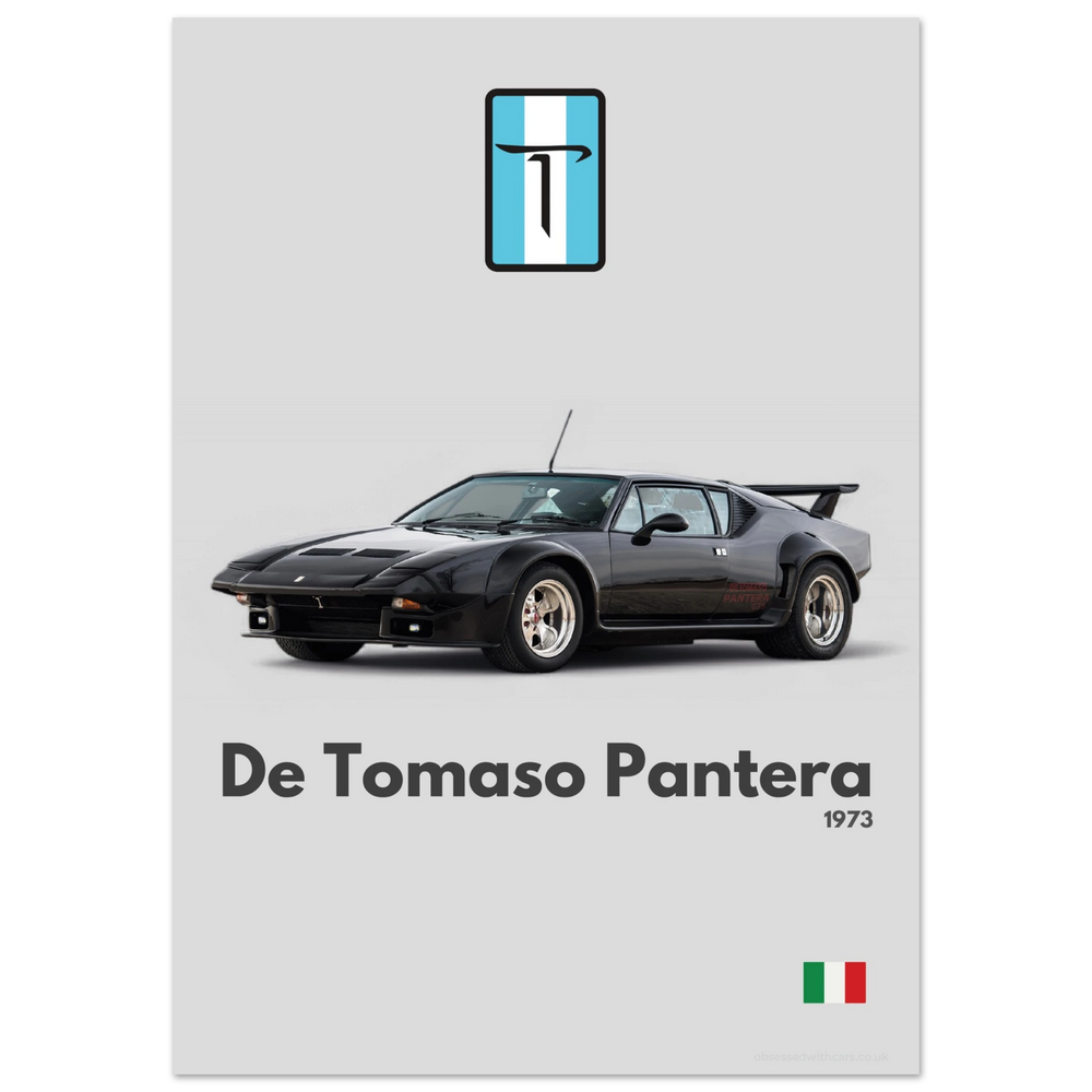 470 De Tomaso Pantera Poster - Minimalist Collection