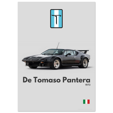 470 De Tomaso Pantera Poster - Minimalist Collection
