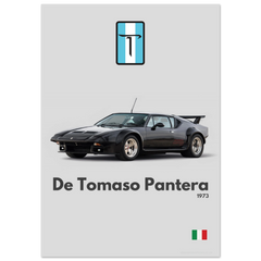 470 De Tomaso Pantera Poster - Minimalist Collection