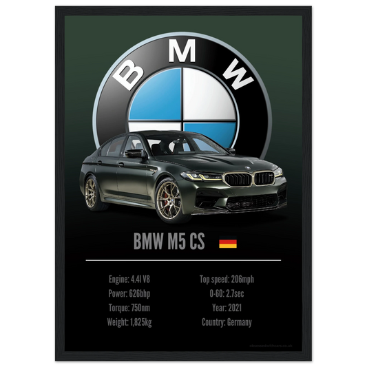 BMW M5 CS Poster - Accent Collection