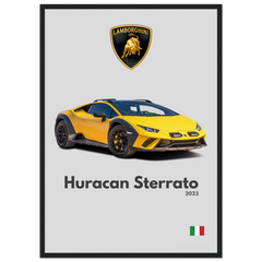 155 Lamborghini Huracan Sterrato Poster - Minimalist Collection