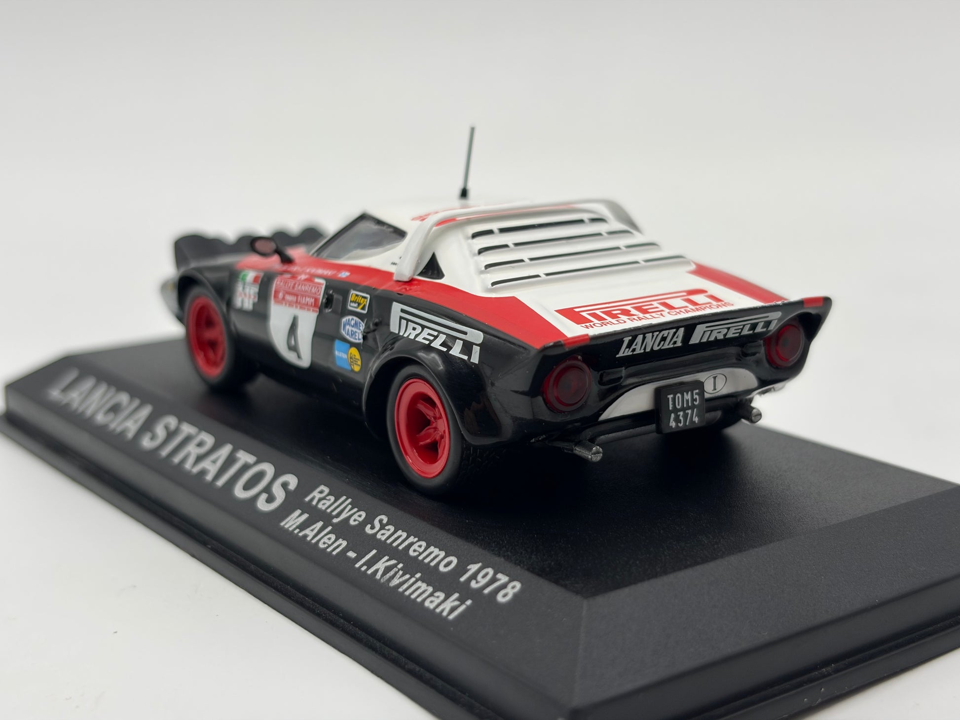 1/43 1978 Lancia Stratos - Sanremo Rally - Alen / Kivimaki | Model Rally Car