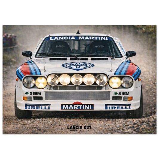 Lancia 037 Poster - Rally Legends Collection