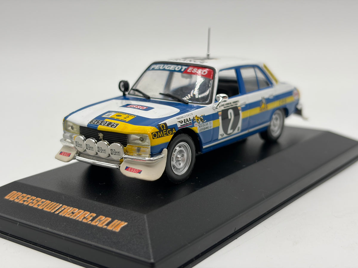 1/43 1976 Peugeot 504 - Safari Rally - Nicolas / Lefebvre | Model Rally Car