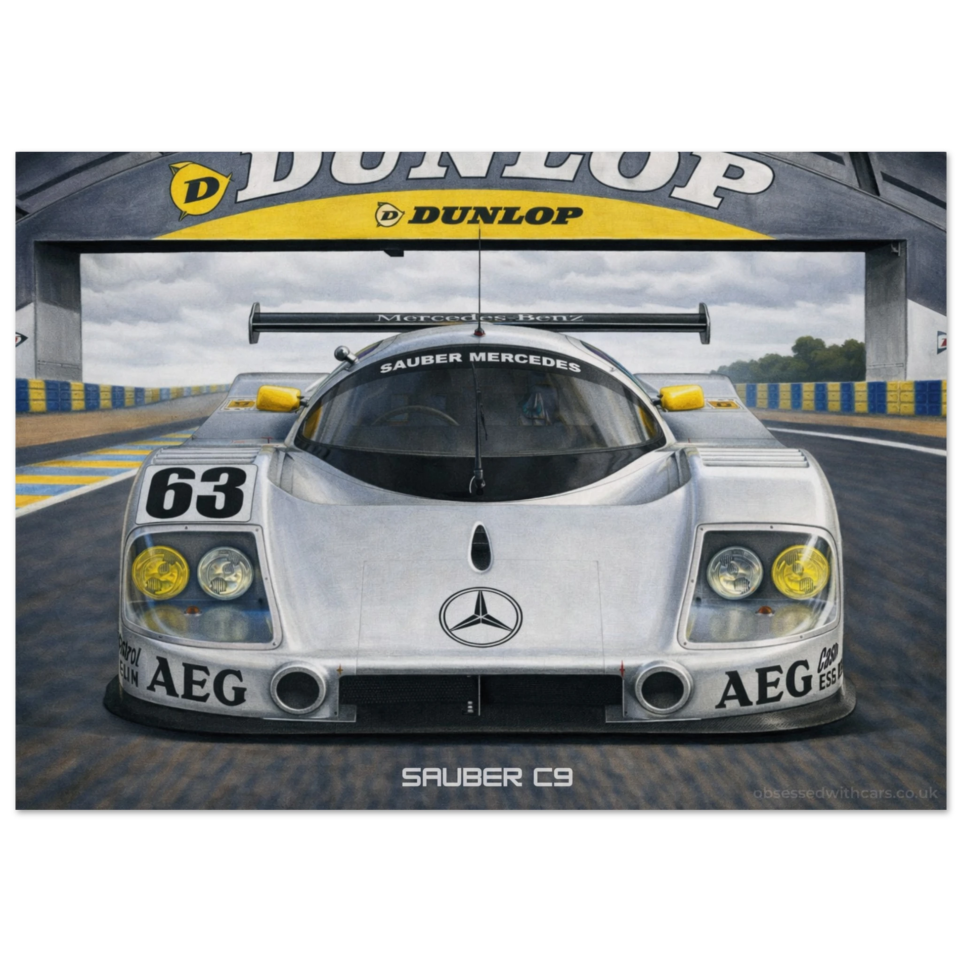 Sauber C9 Poster - Le Mans Legends Collection