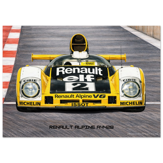 Renault Alpine A442B Poster - Le Mans Legends Collection