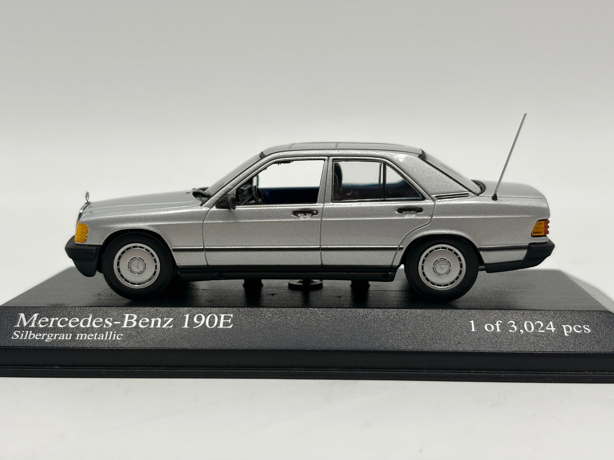 1/43 1984 Mercedes 190E - Silver - Minichamps | Model Car
