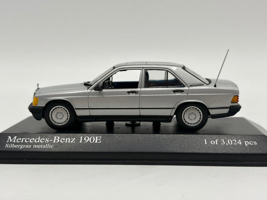 1/43 1984 Mercedes 190E - Silver - Minichamps | Model Car