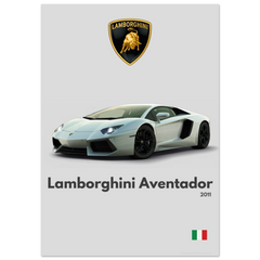 440 Lamborghini Aventador Poster - Minimalist Collection