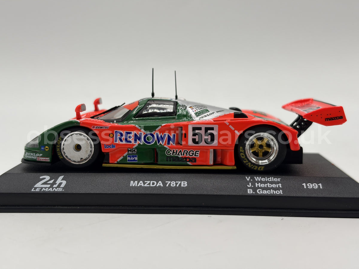 1/43 1991 Mazda 787B - Herbert / Weidler / Gachot | Model Le Mans Car