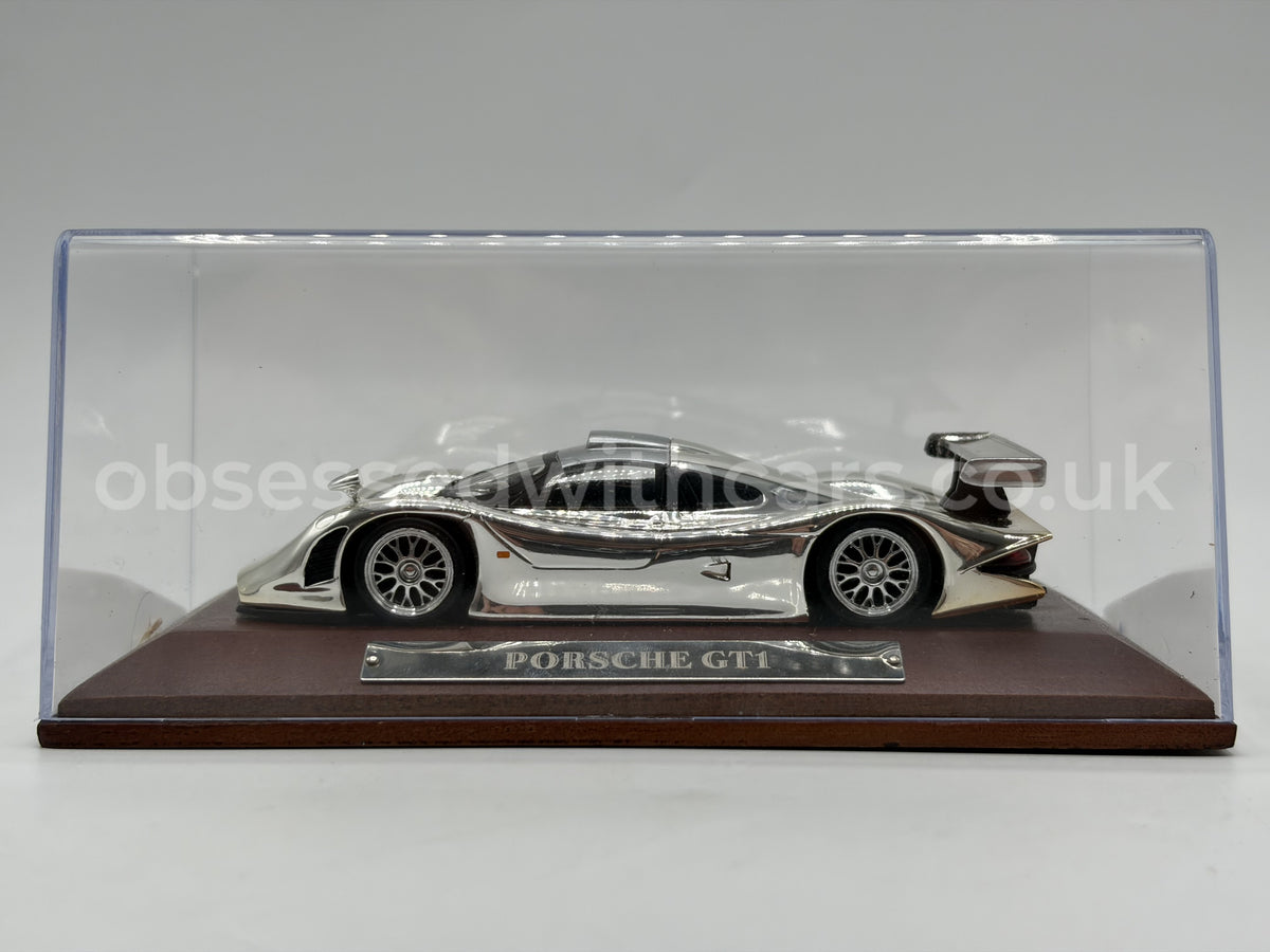 1/43 1996 Porsche 911 GT1 - Chrome | Model Car