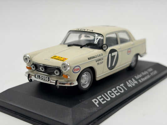 1/43 1968 Peugeot 404 - Safari Rally - Nowicki / Cliff | Model Rally Car