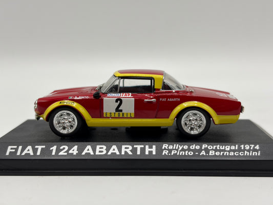 1/43 1974 Fiat 124 Abarth - Rallye de Portugal - Pinto / Bernacchini | Model Rally Car