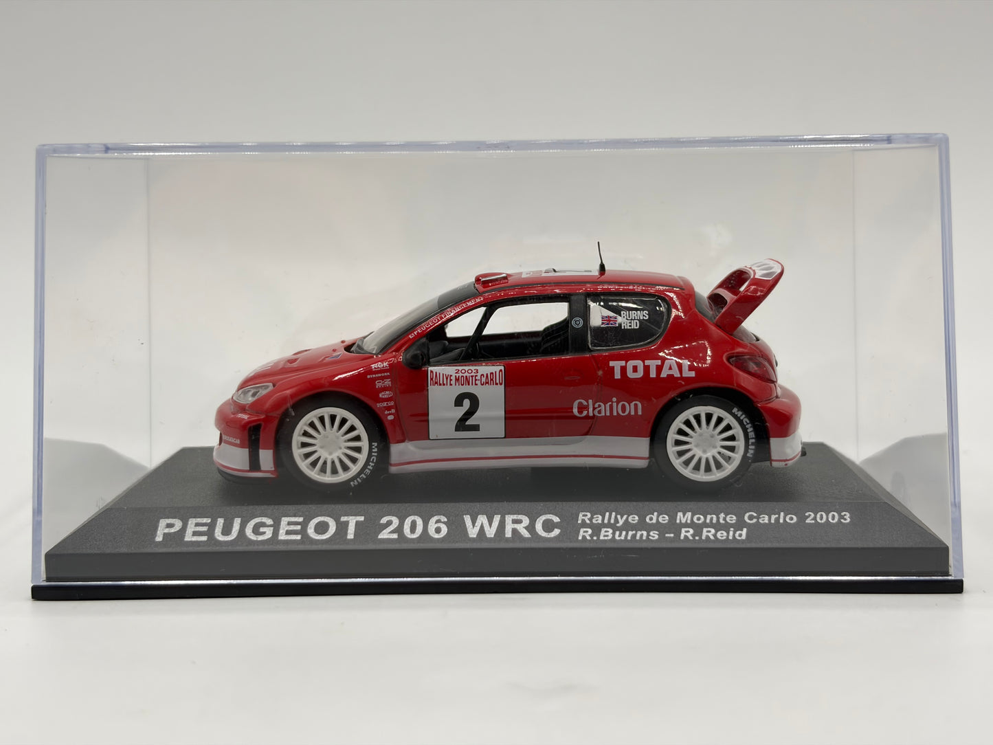 1/43 2003 Peugeot 206 WRC - Monte Carlo Rally - Burns / Reid | Model Rally Car