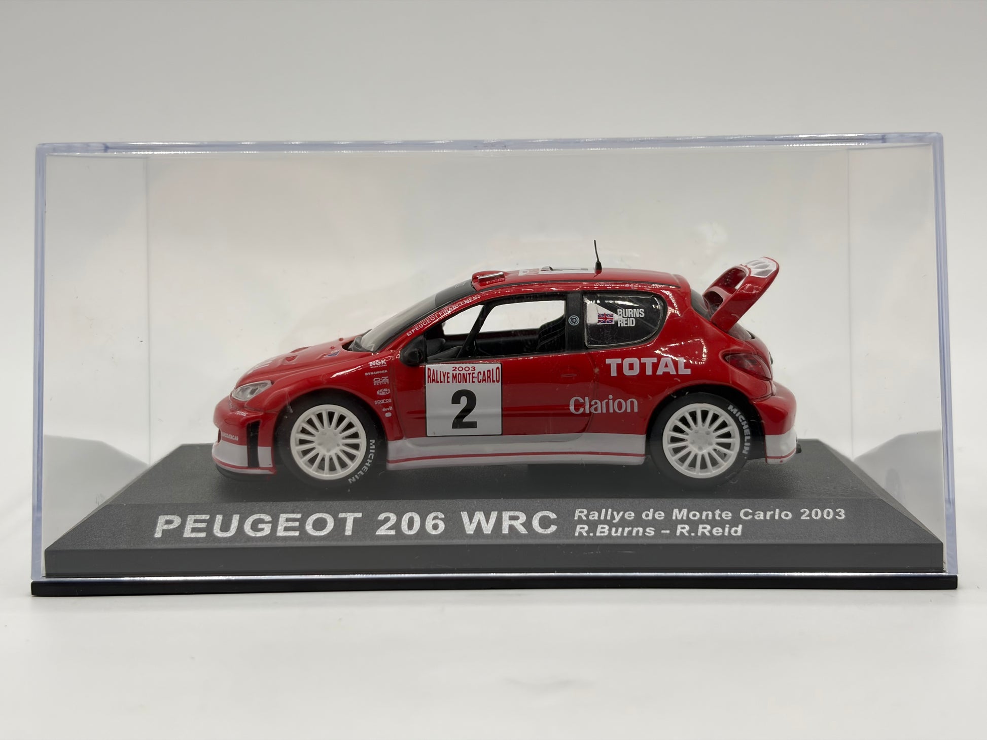 1/43 2003 Peugeot 206 WRC - Monte Carlo Rally - Burns / Reid | Model Rally Car